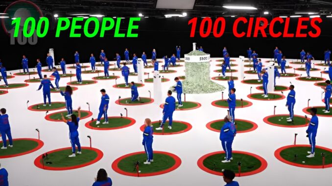 MrBeast Epic '100 People, 100 Circles' $500,000 Challenge